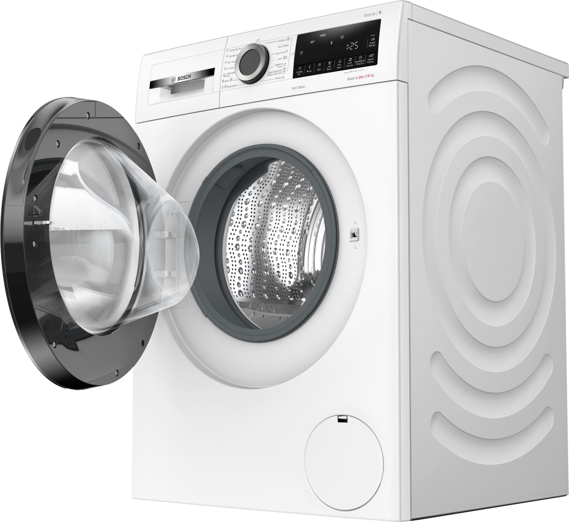 BOSCH SERIE 6 Was-droogcombinatie 6 kg - WNG24401BY