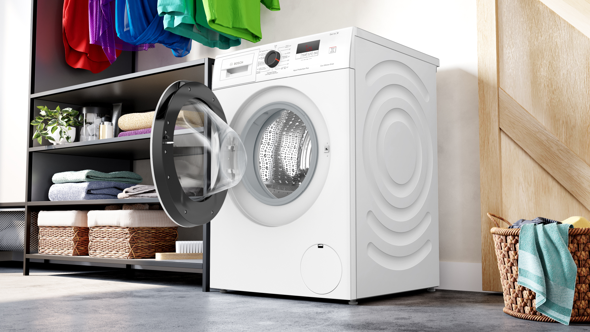 BOSCH SERIE 2 Wasmachine 7 kg - WGE02407FG