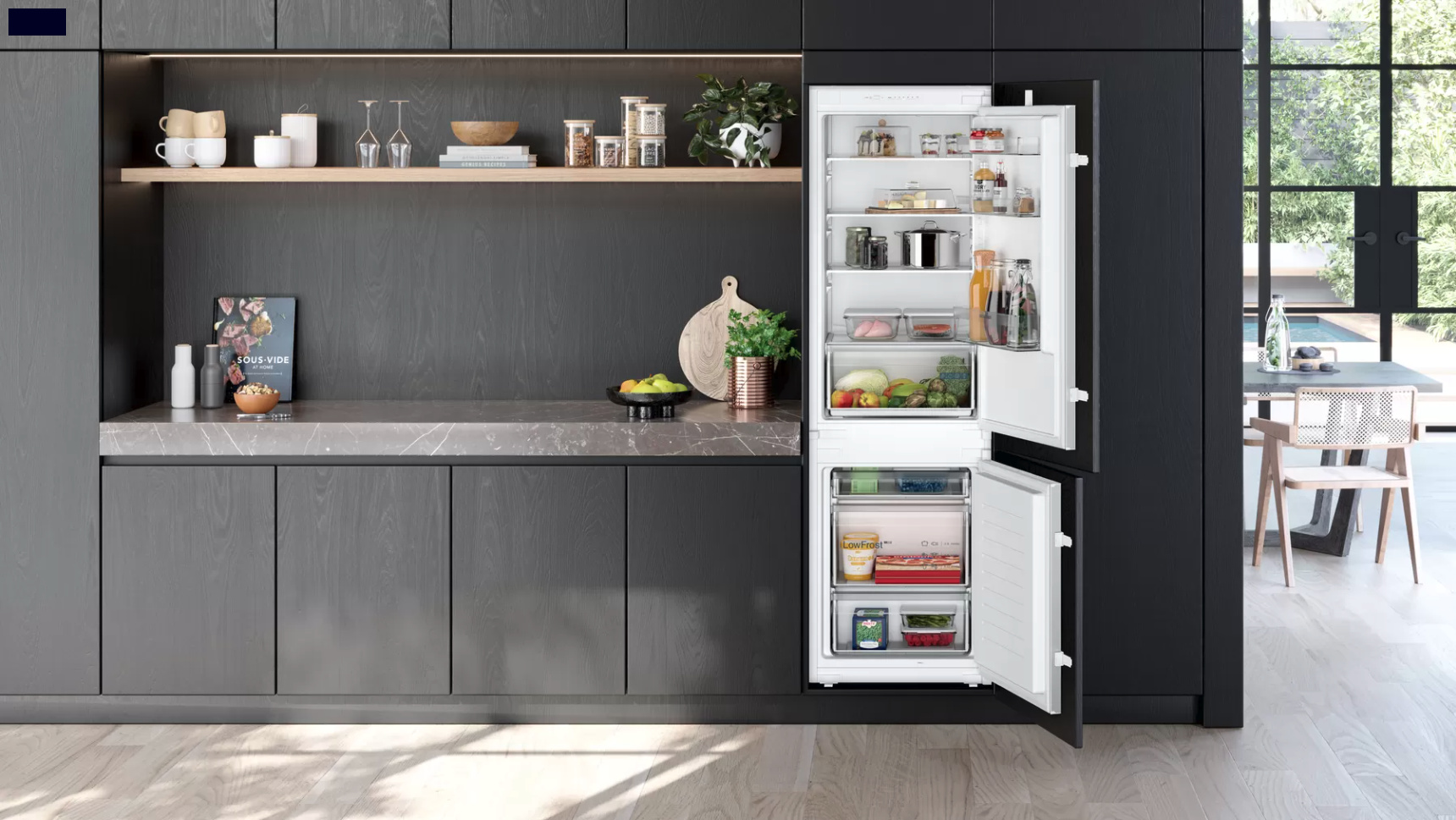 SIEMENS IQ100 koel-/vriescombinatie - 178cm - KI86VNSE0