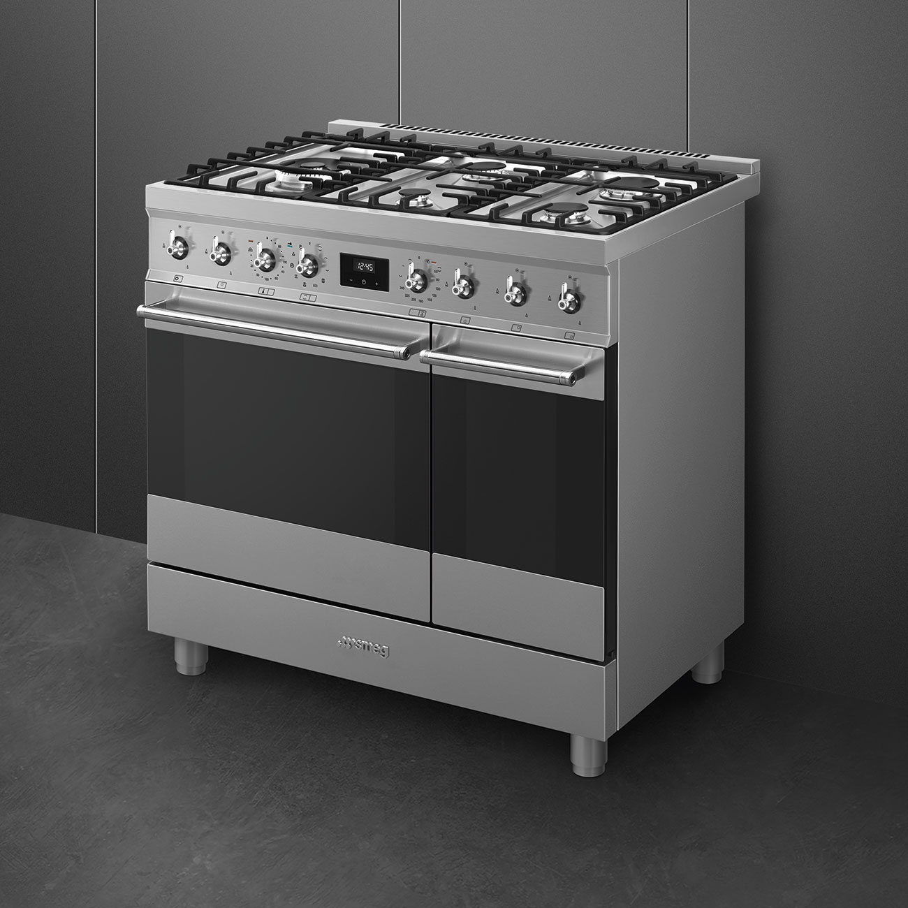 SMEG fornuis met gaskookplaat - 90cm - C92GPX2