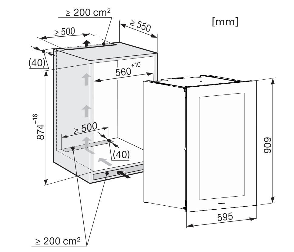 MIELE Inbouw wijnklimaatkast - KWT6422IG-1OBSW