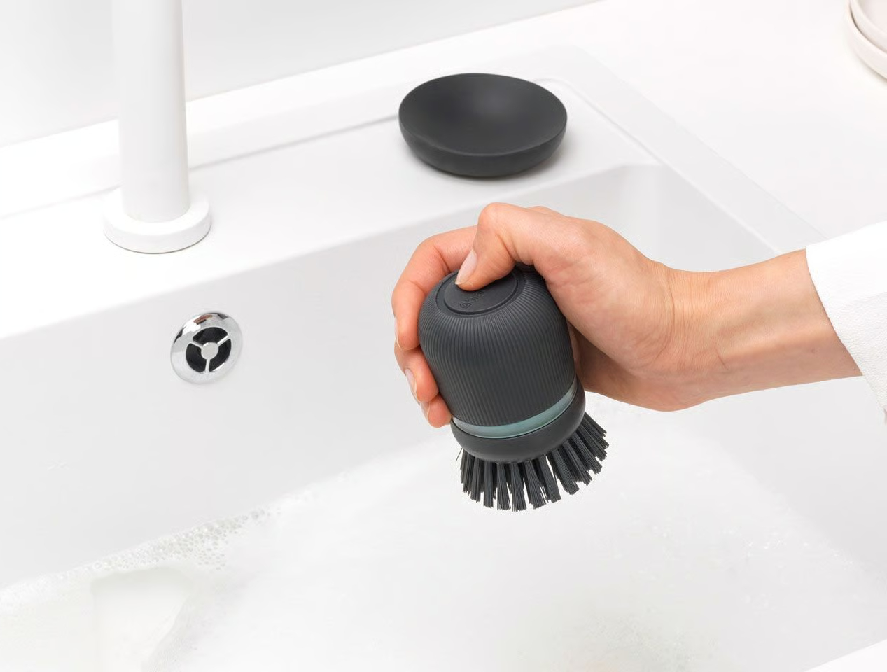 BRABANTIA afwasborstel met zeepreservoir - 302626