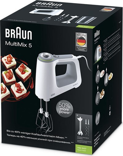 BRAUN MultiMix 5 Handmixer - HM5107WH