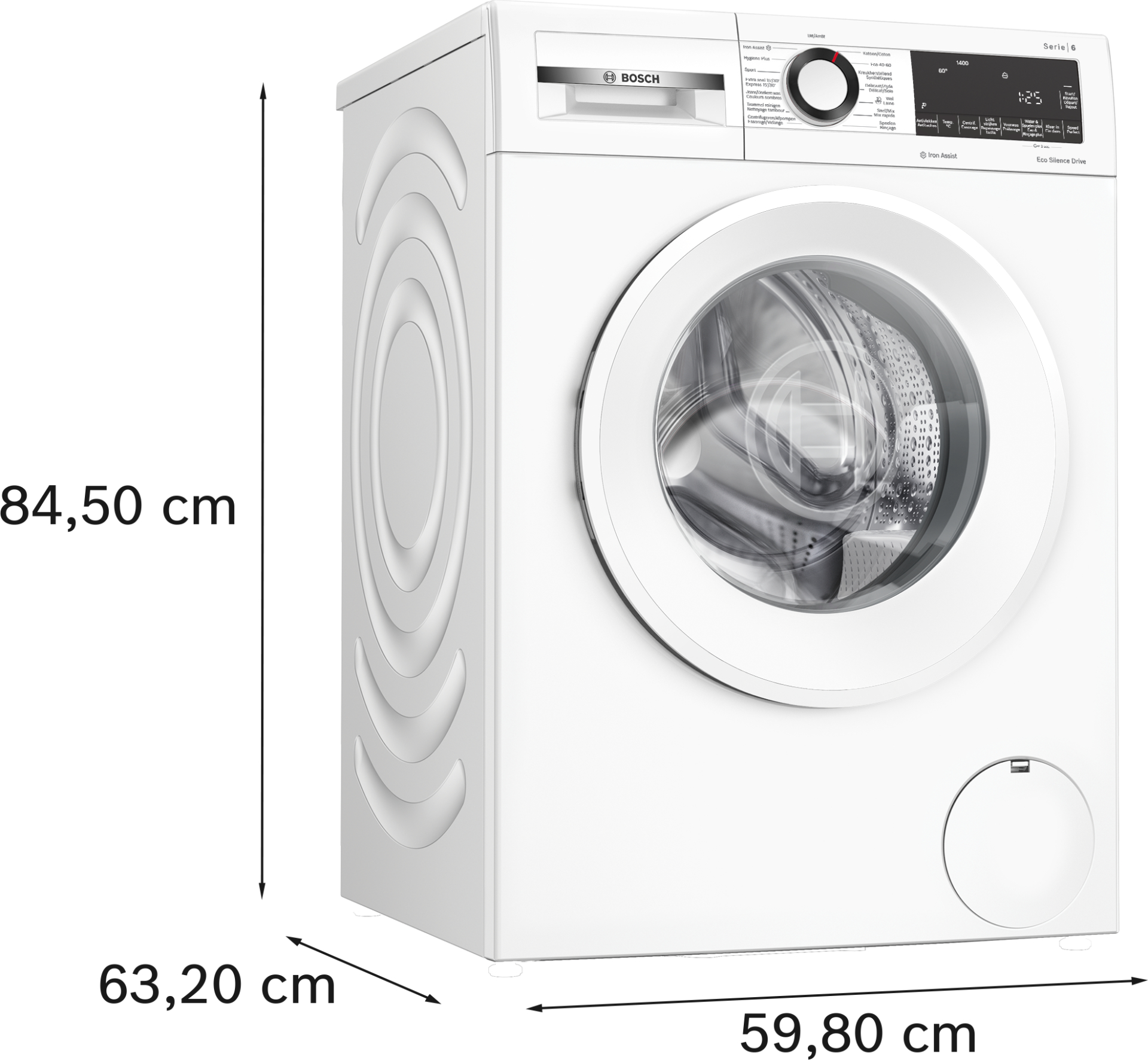 BOSCH SERIE 6 Wasmachine 9 kg - WGG244ZAFG