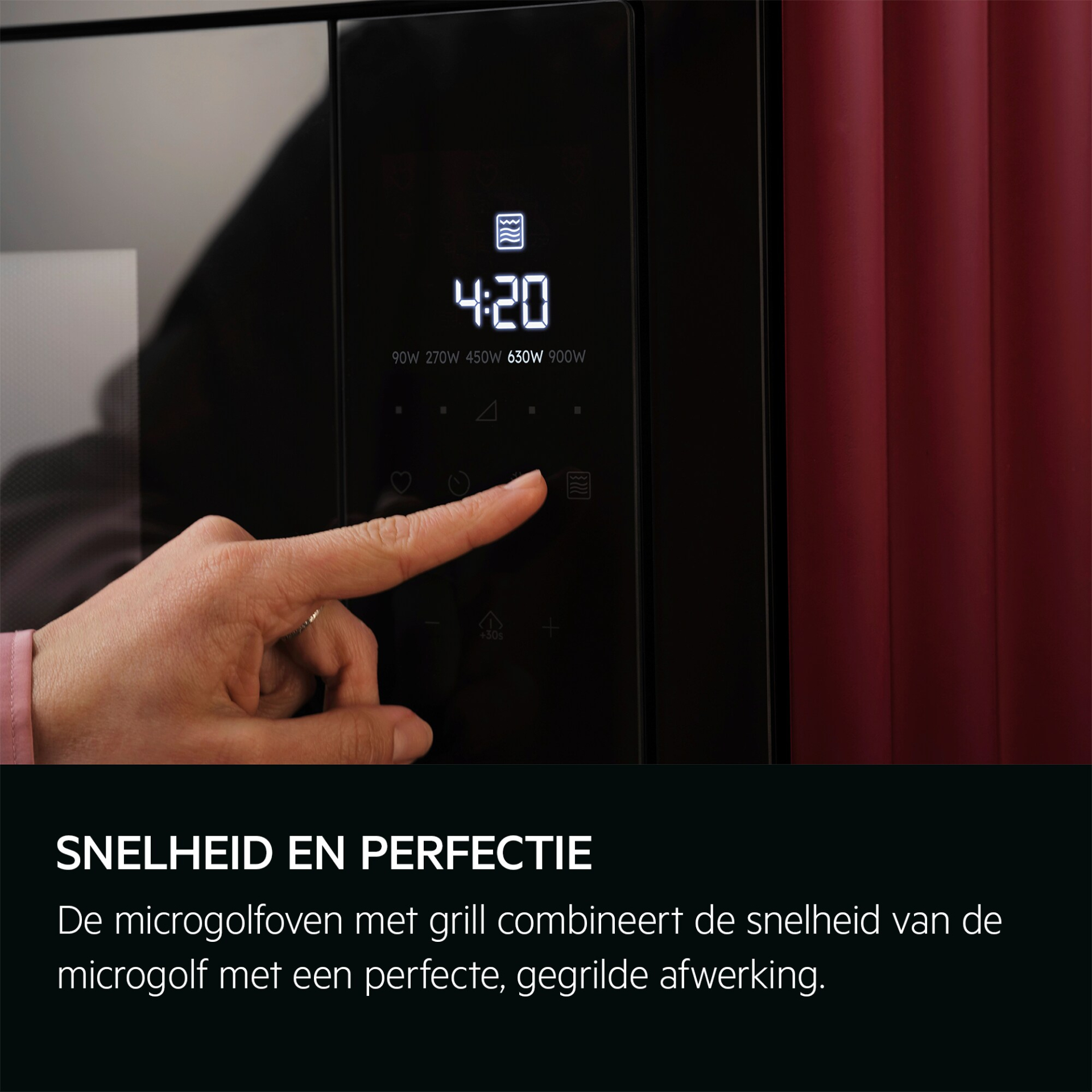 AEG 5000 microgolfoven met grill - 38cm - OS5MG20EB