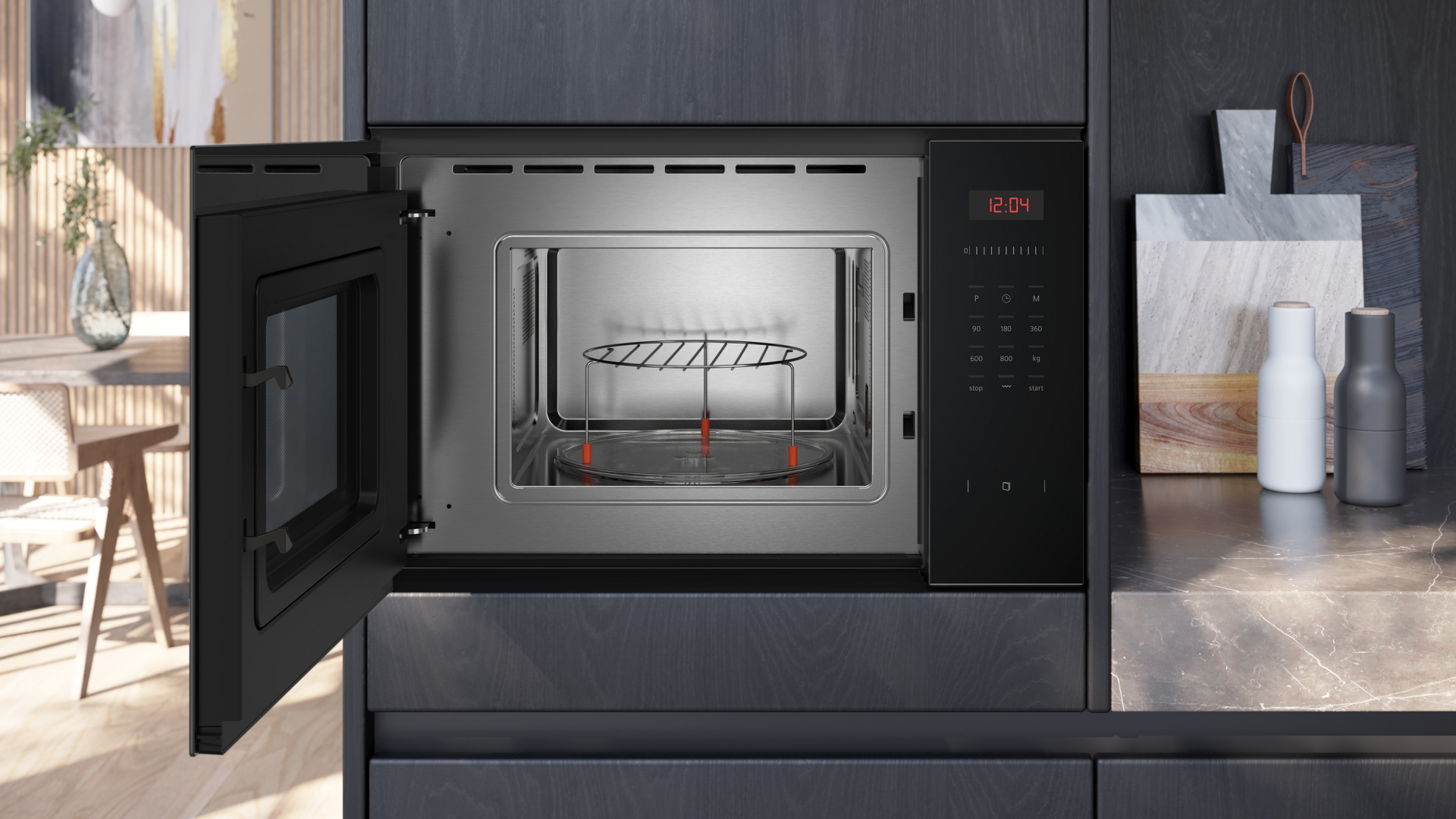 SIEMENS IQ300 microgolfoven met grill - 38cm - BE523LMB1