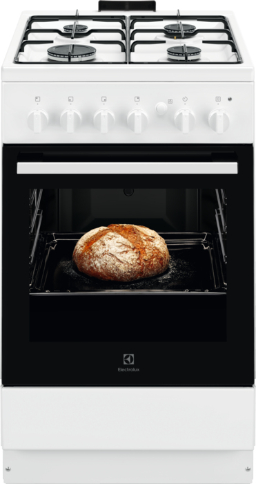 ELECTROLUX fornuis met gaskookplaat - LKG500013W