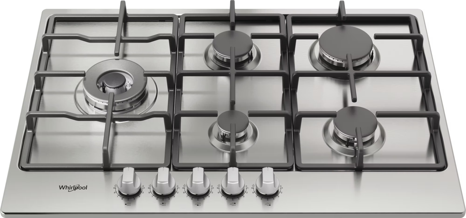 WHIRLPOOL gaskookplaat - 73cm - TGML761IXR