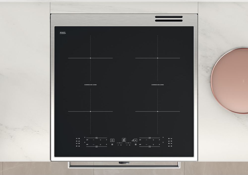 WHIRLPOOL fornuis met inductie kookplaat - 60cm - WS68IB8ACX/FR