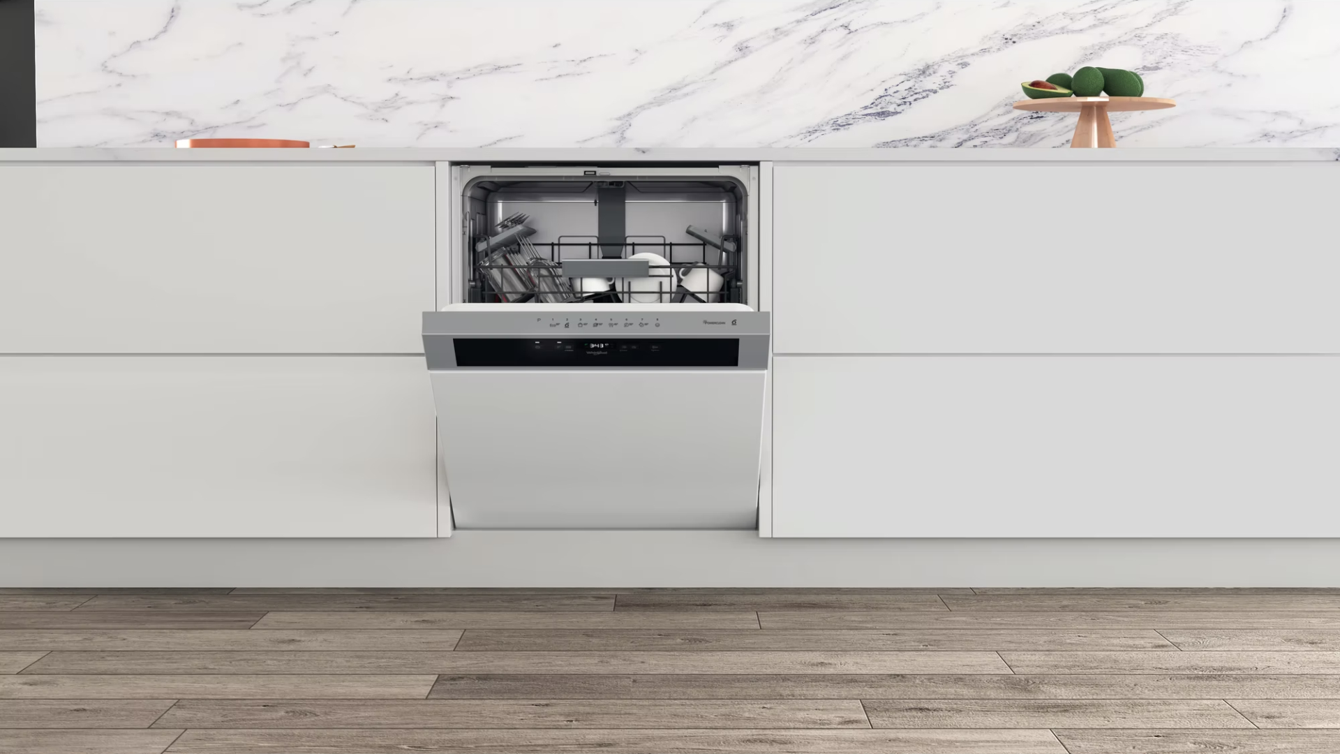 WHIRLPOOL vaatwasser met bedieningspaneel - WBC3C34PX