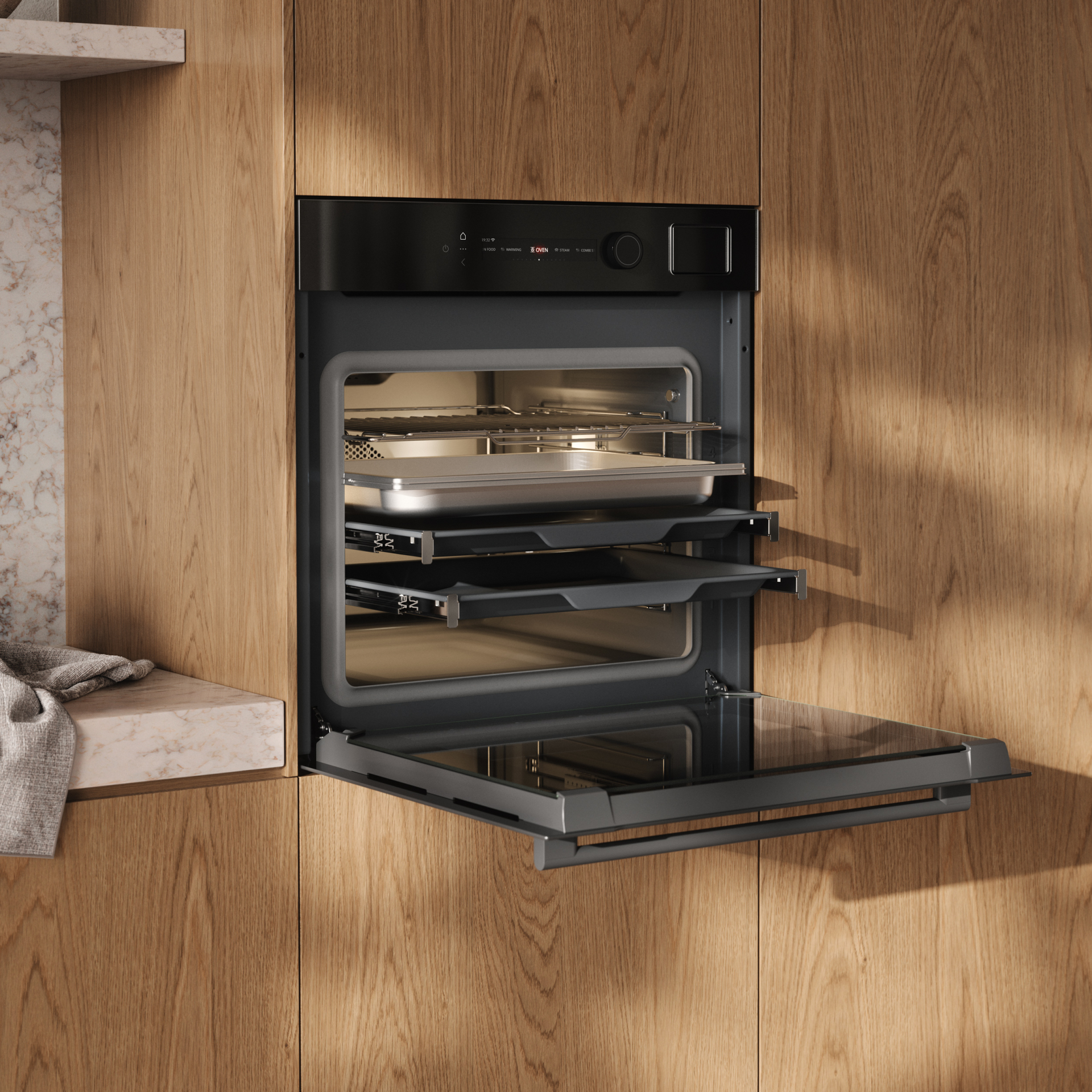 ATAG multifunctionele oven met stoom - 60cm - CS8671D