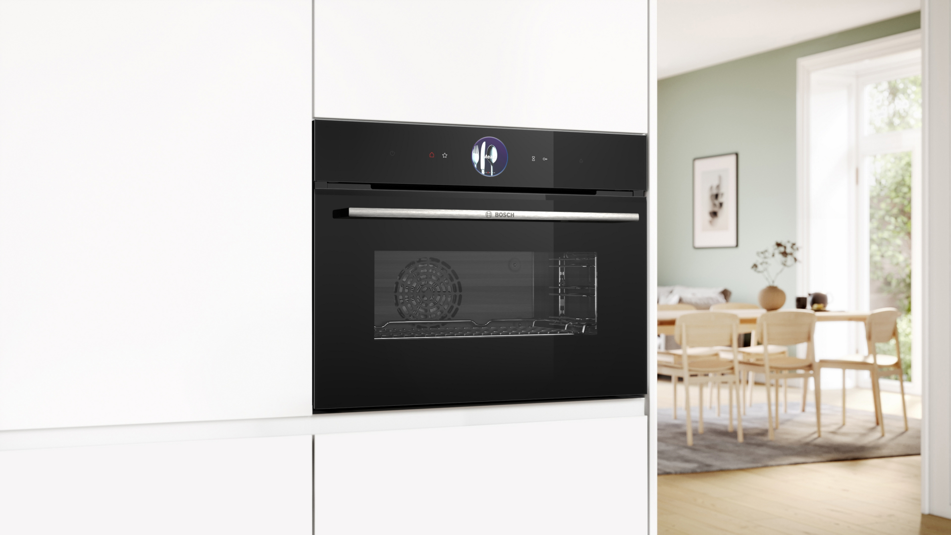 BOSCH SERIE 8 multifunctionele oven met stoom - 45cm - CSG7361B1