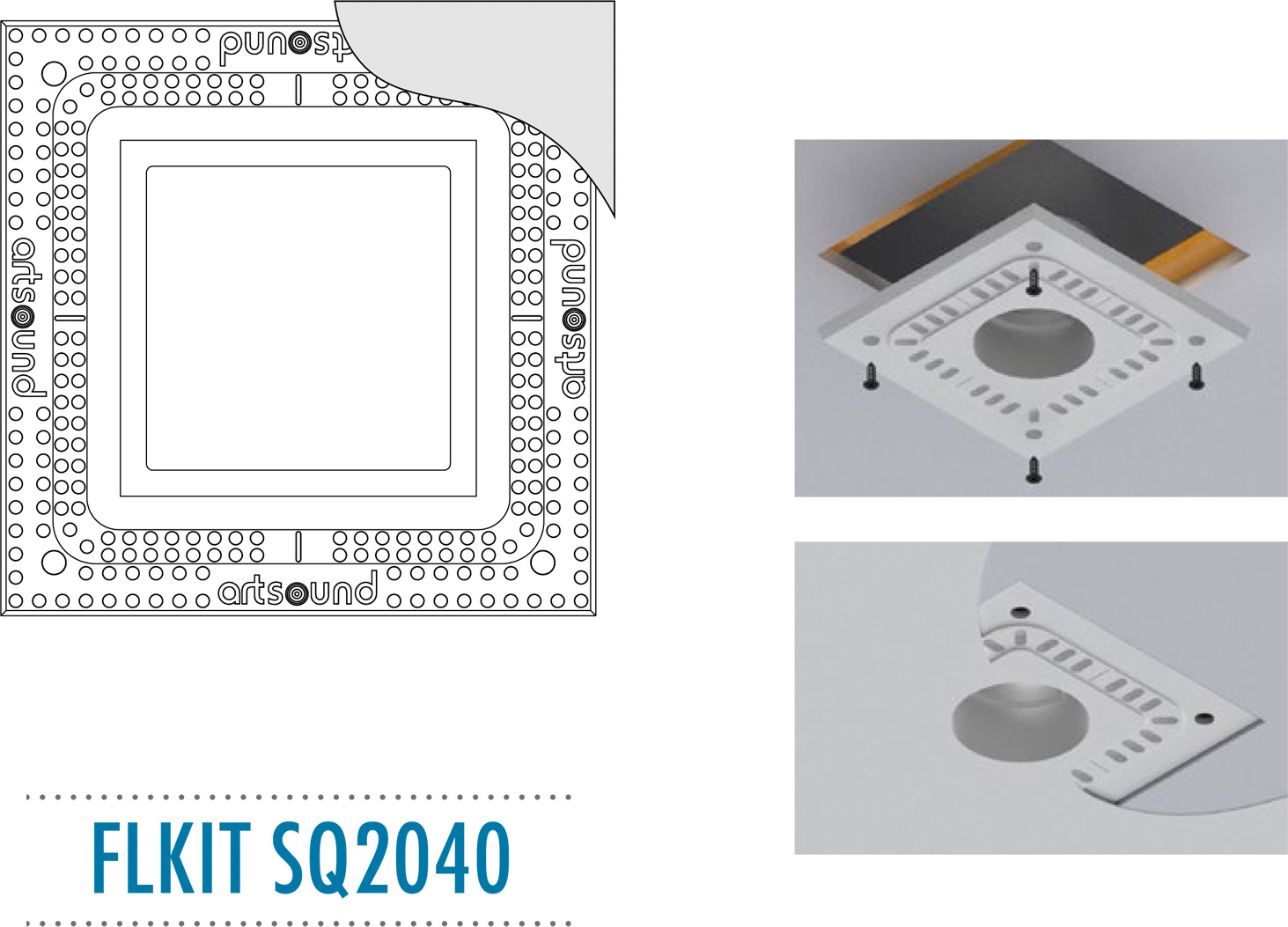 ARTSOUND inbouwkit - FLKITSQ2040