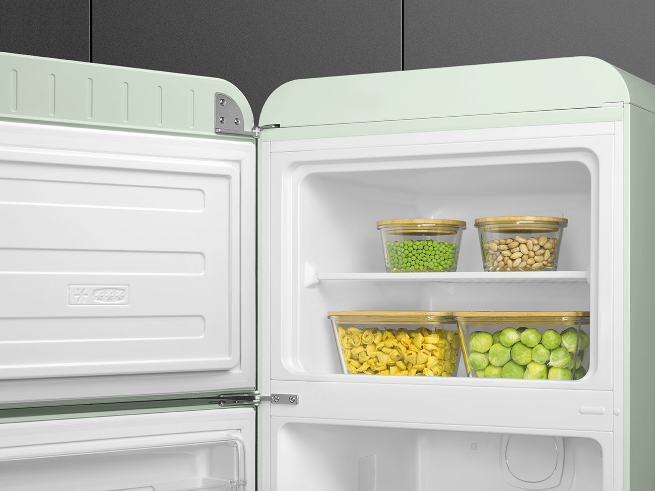 SMEG vrijstaande koel-/vriescombinatie - 172cm - FAB30LPG6
