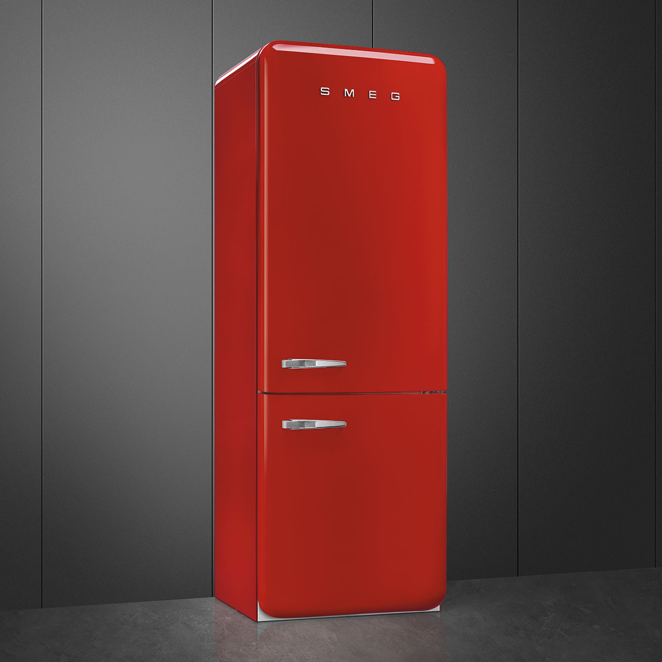 SMEG vrijstaande koel-/vriescombinatie - 205cm - FAB38RRD6