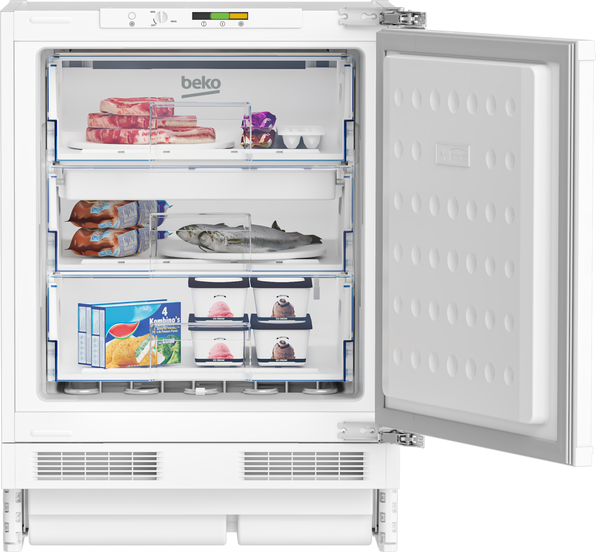 BEKO onderbouw vriezer - BU1204N