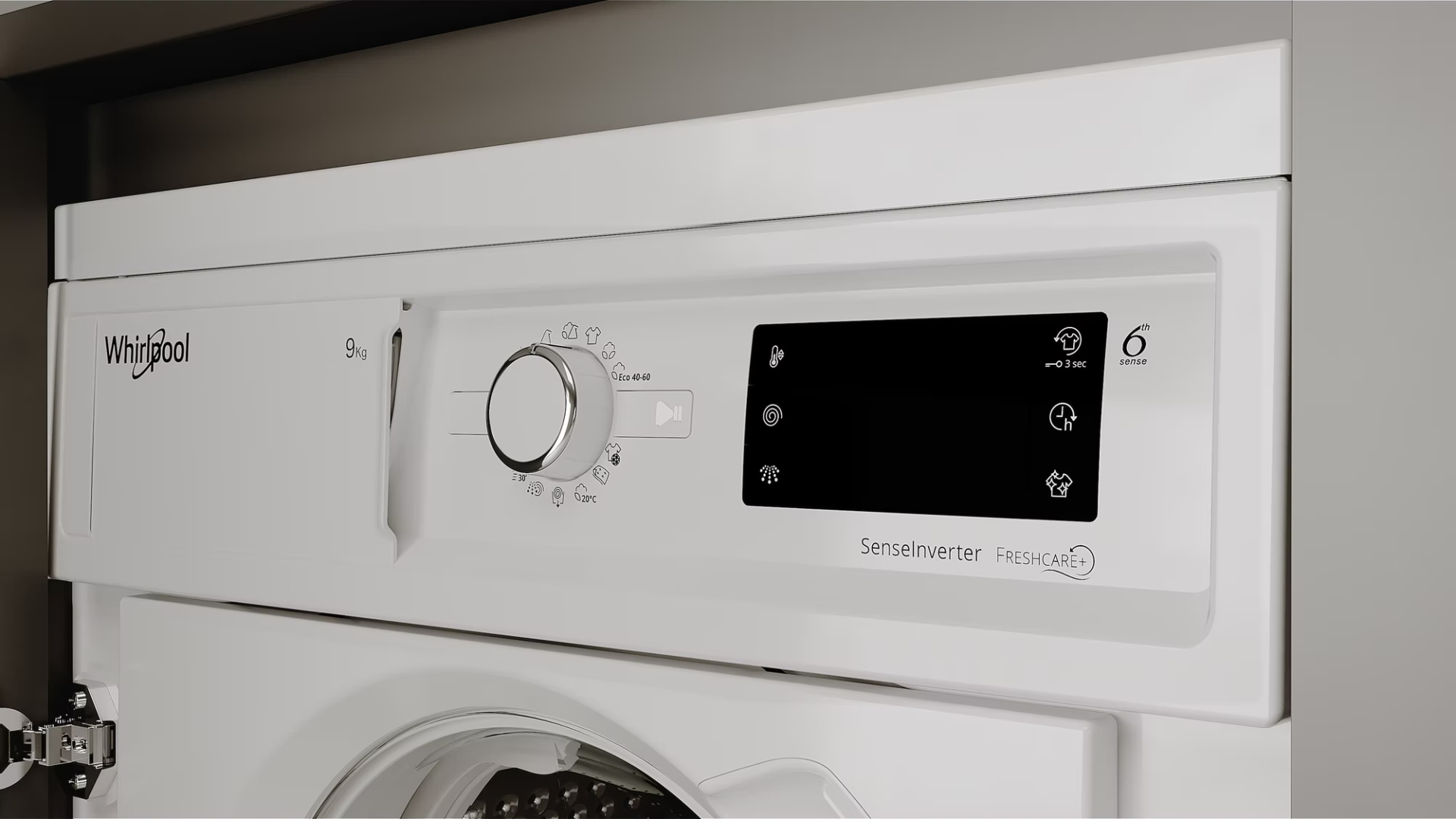 WHIRLPOOL Inbouw wasmachine 9 kg - BIWMWG91485EU