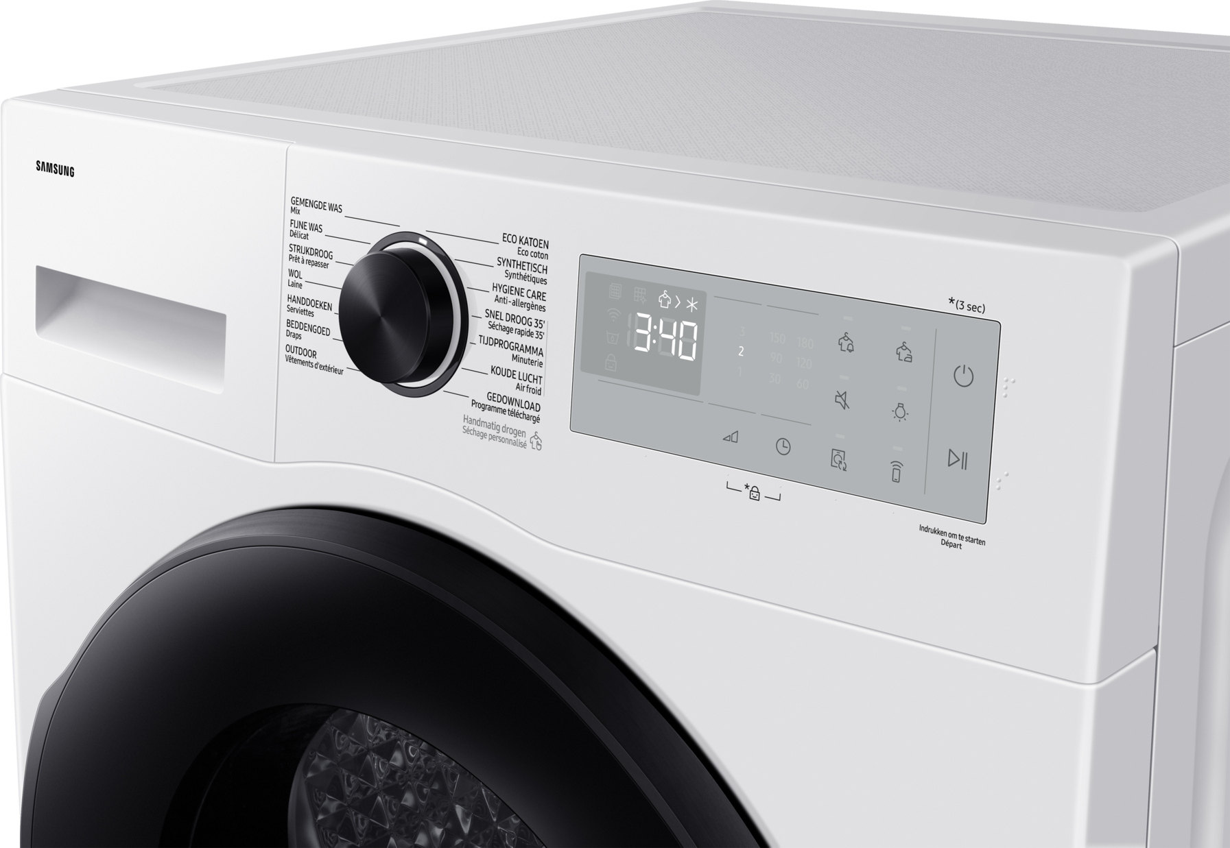SAMSUNG Droogkast 9 kg - DV9UDG52A0AHEN