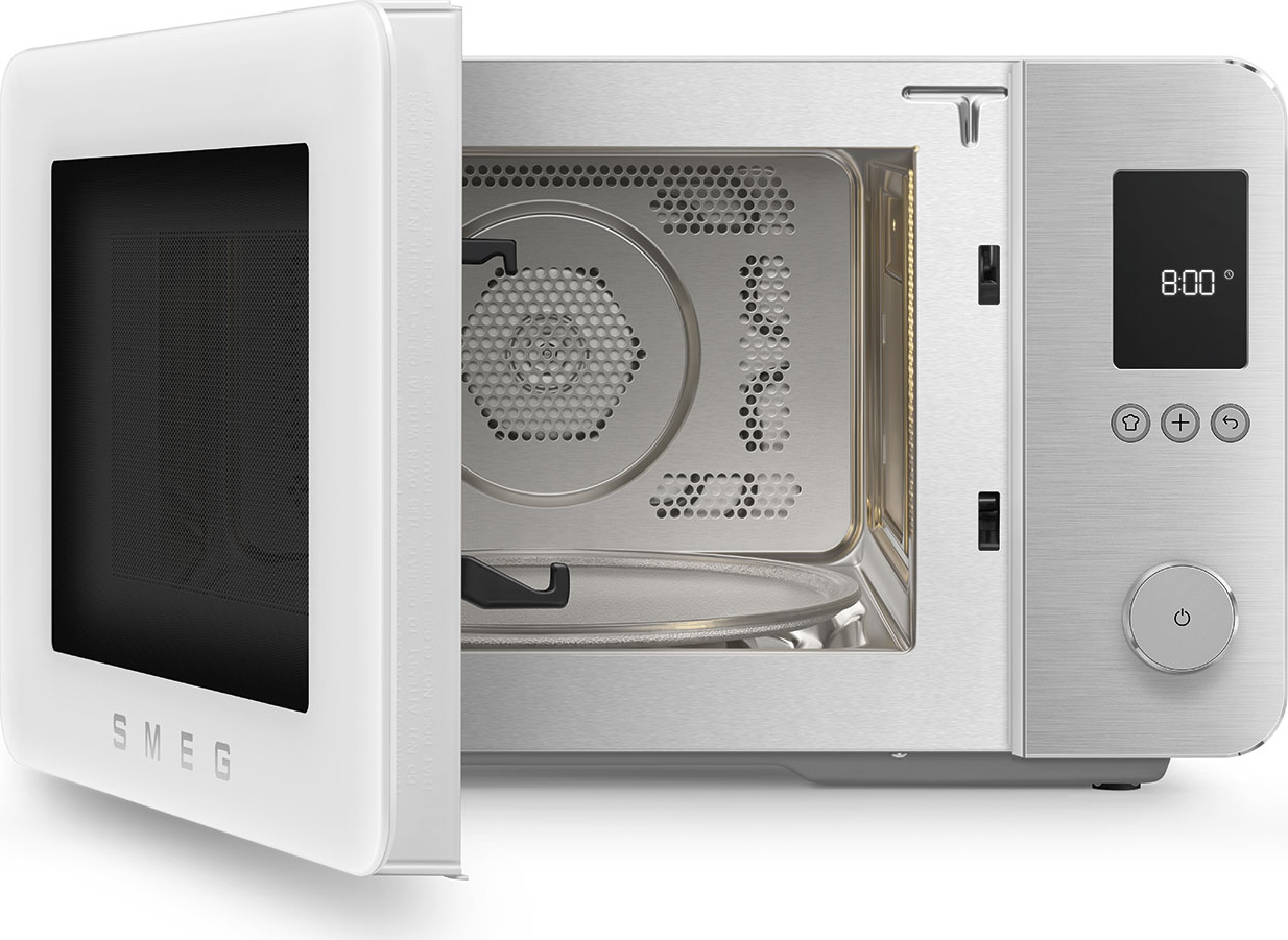 SMEG vrijstaande microgolfoven - combi - MOC02WHMEU