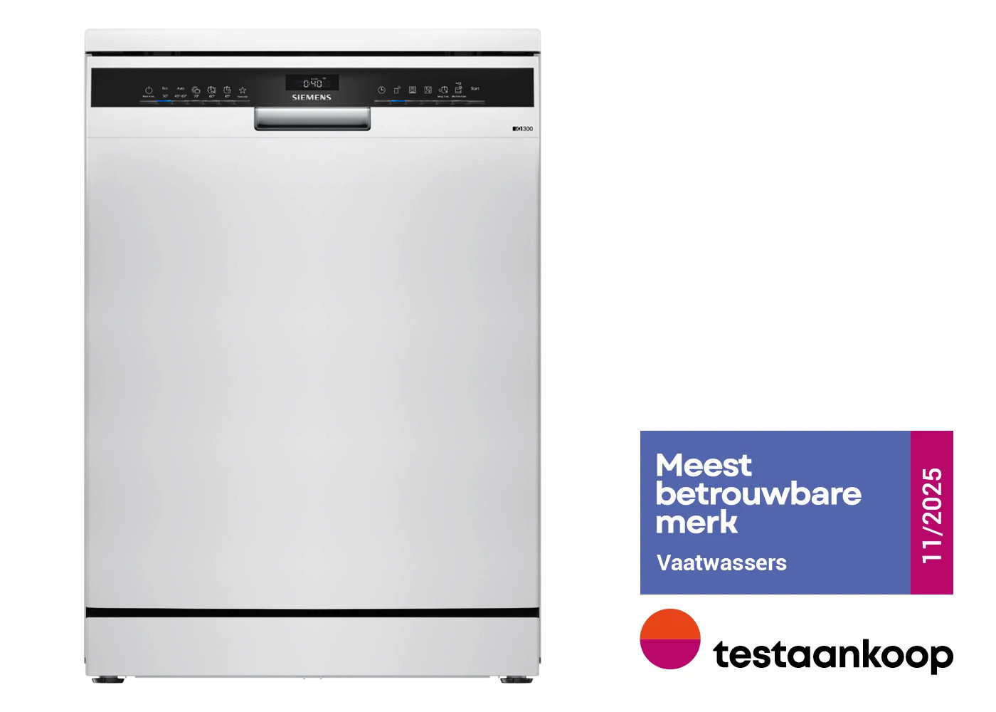 SIEMENS SN23EW28AE iQ300 vrijstaande vaatwasser