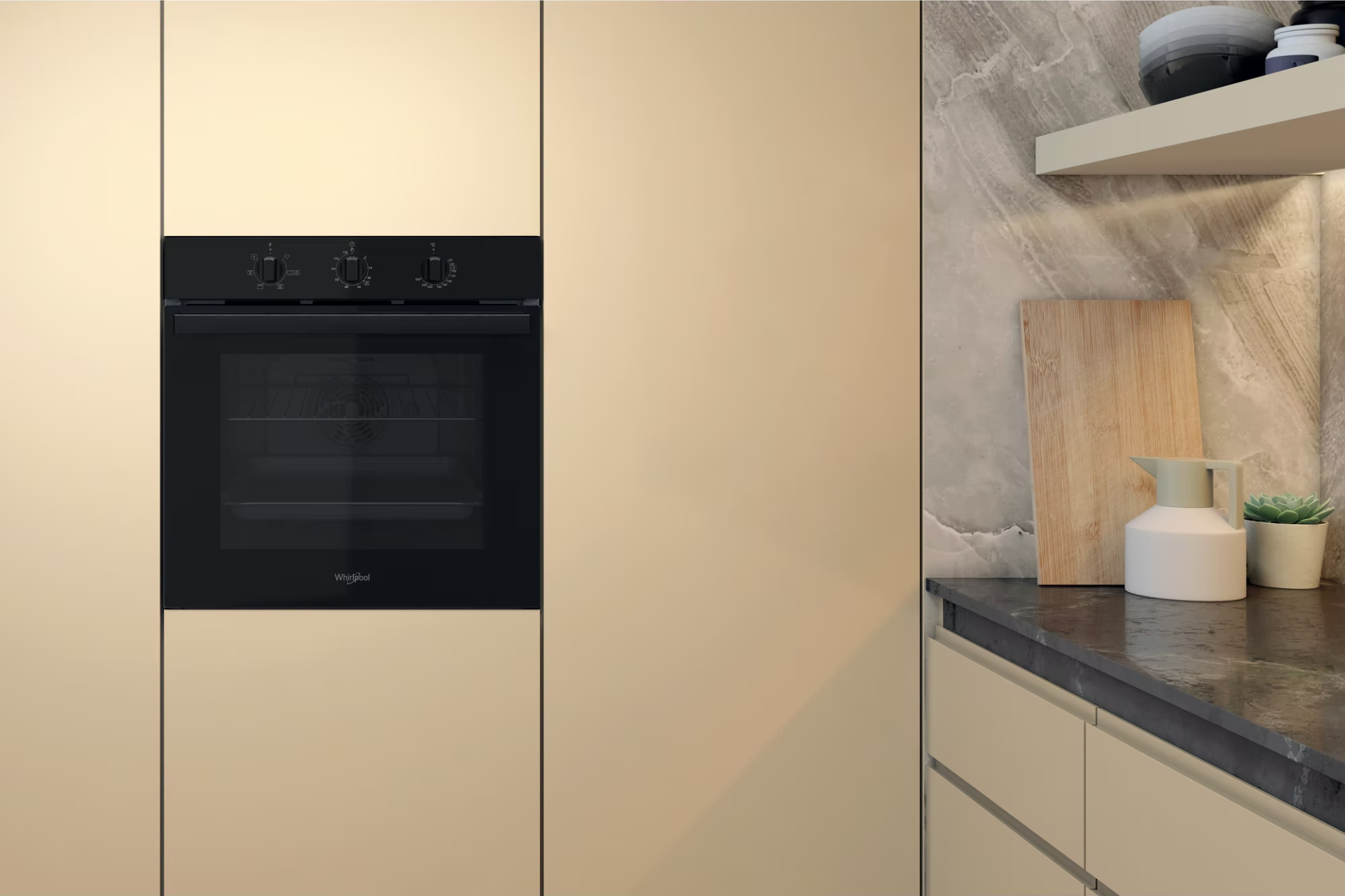 WHIRLPOOL NEW ACTUAL multifunctionele oven - 60cm - OMR35HR0B