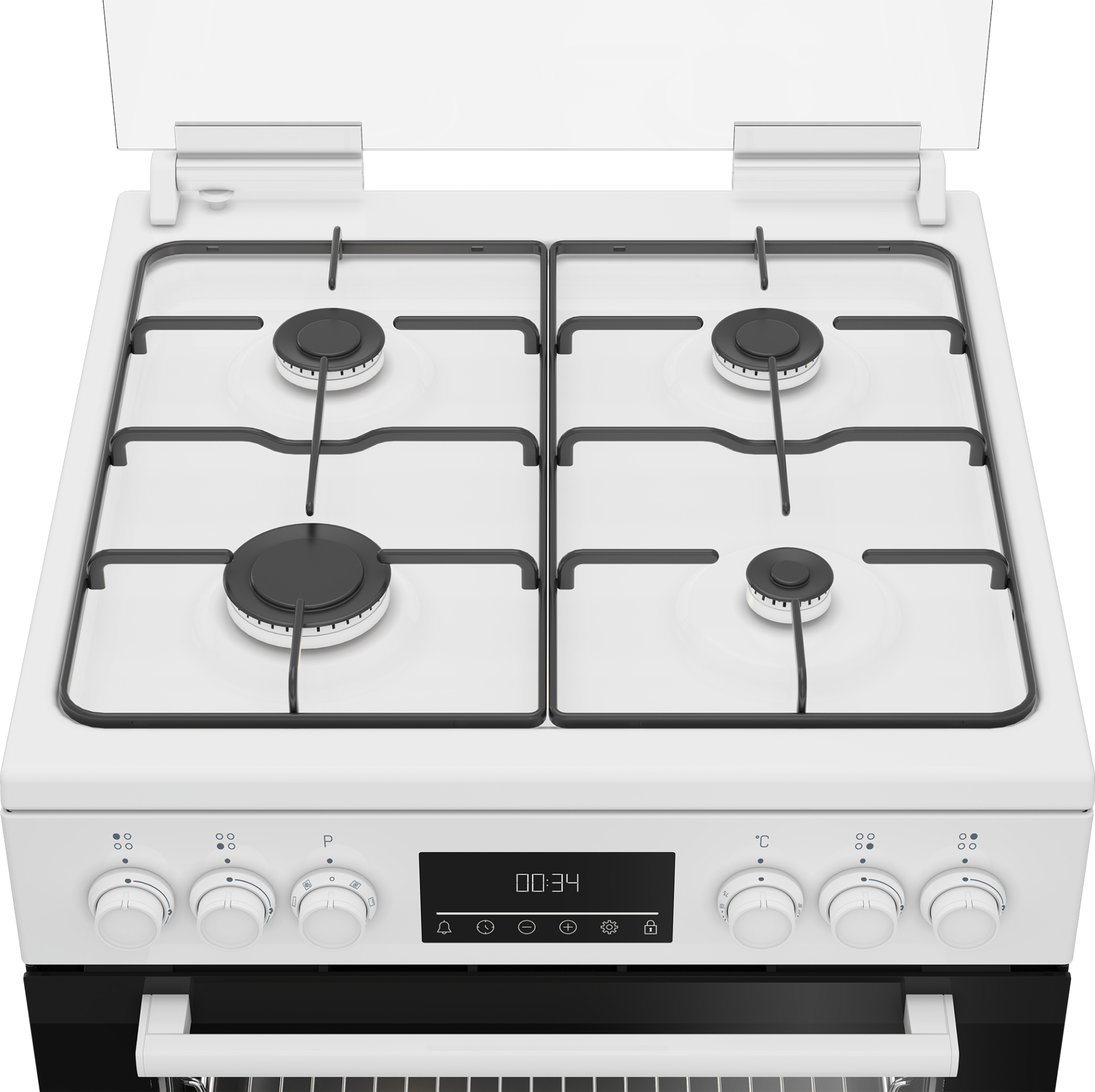 BEKO fornuis met gaskookplaat - 60cm - FBM62320WDSN