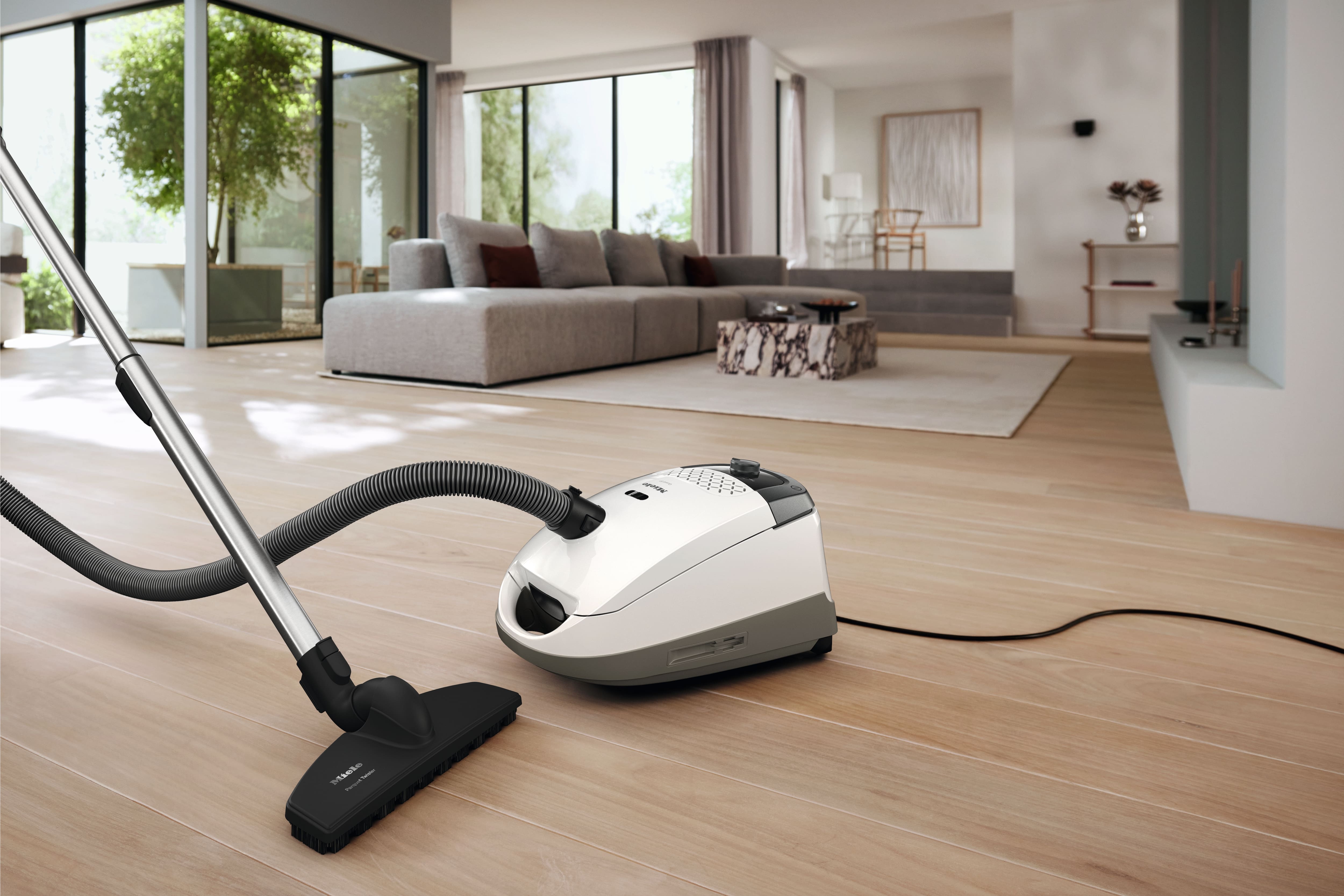 MIELE GUARD stofzuiger met zak - GUARDS1PARQUETFLEXBRILLIANTWHITECE