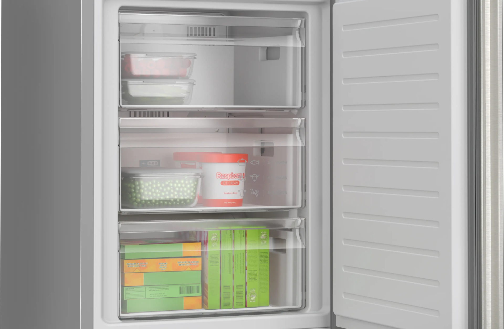 BOSCH SERIE 4 Vrijstaande koel-vriescombinatie - KGN392ICF