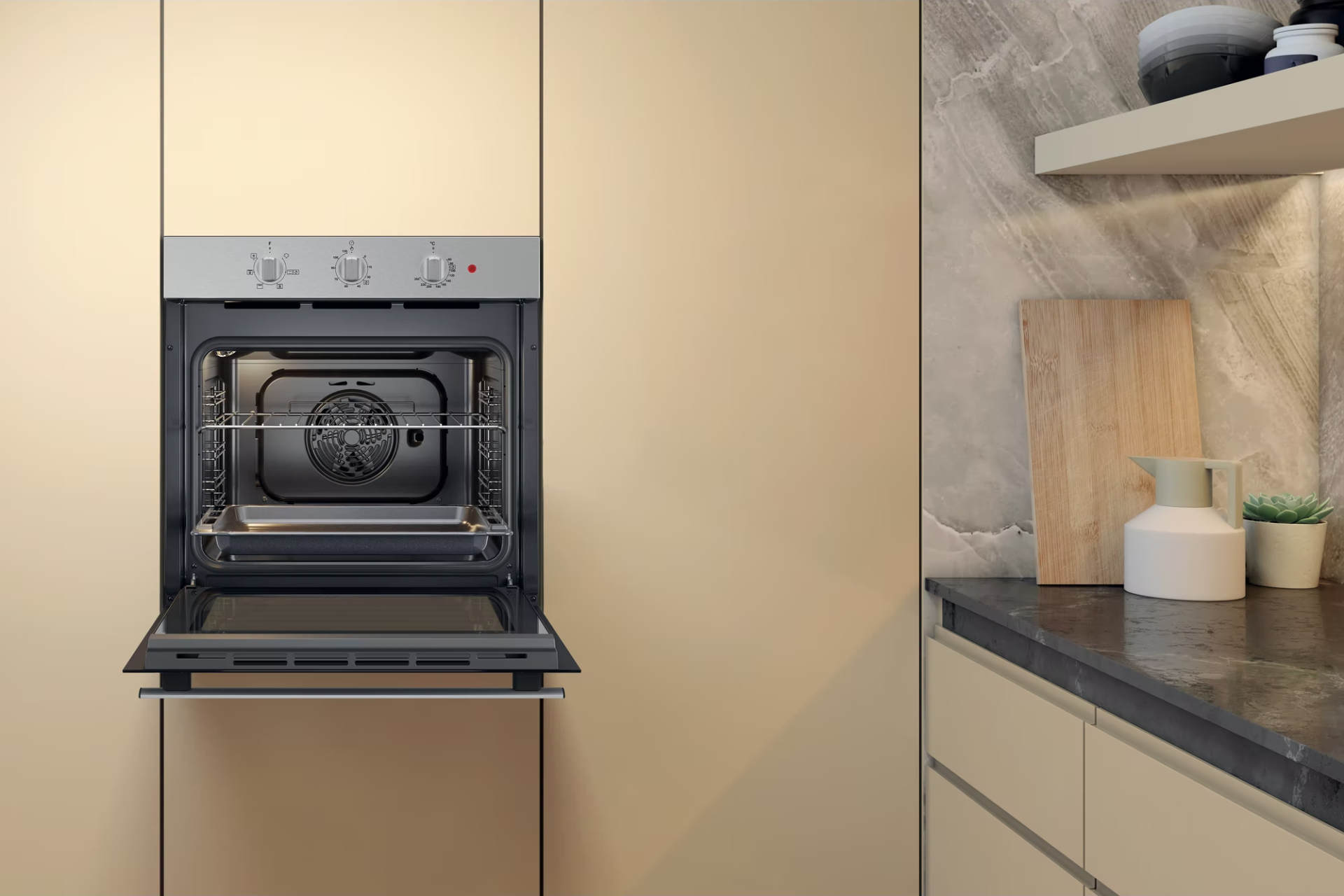 WHIRLPOOL NEW ACTUAL multifunctionele oven - 60cm - OMR35HR0X
