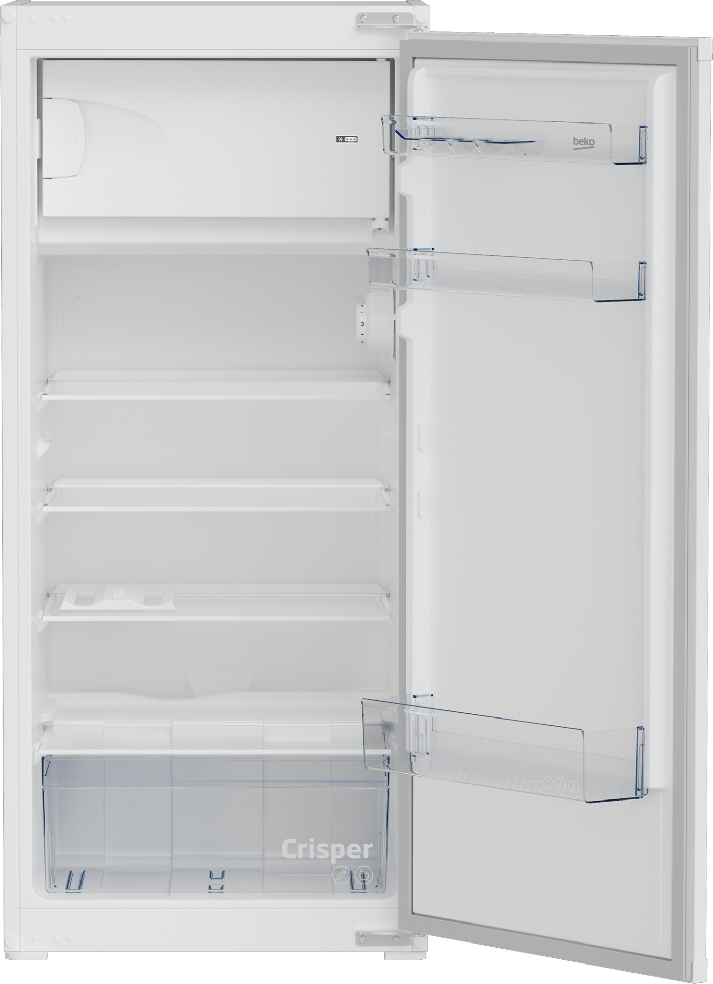 BEKO koelkast met vriesvak - 122cm - BSSA210K4SN