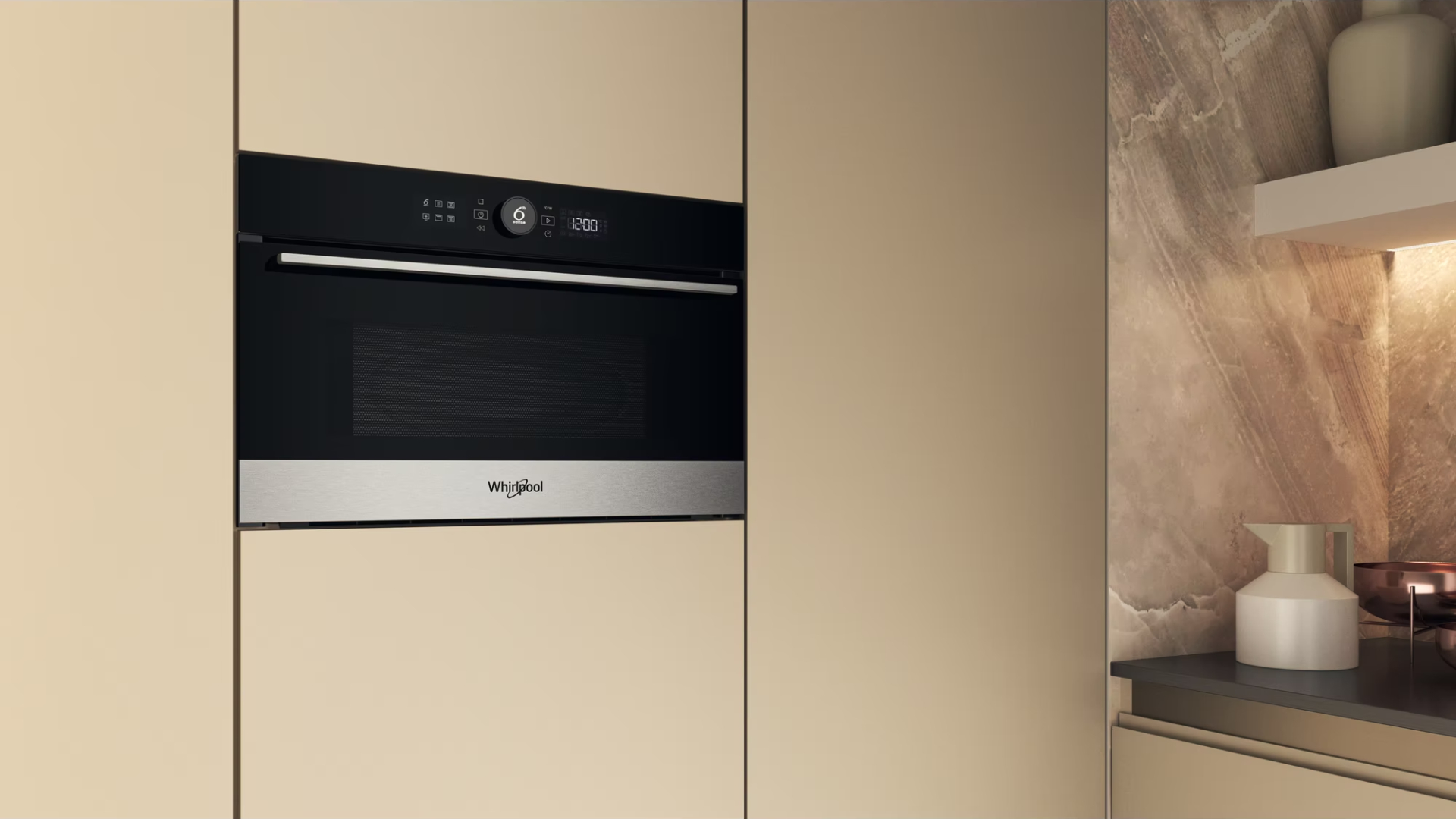 WHIRLPOOL microgolfoven met grill - 38cm - WMD54MX