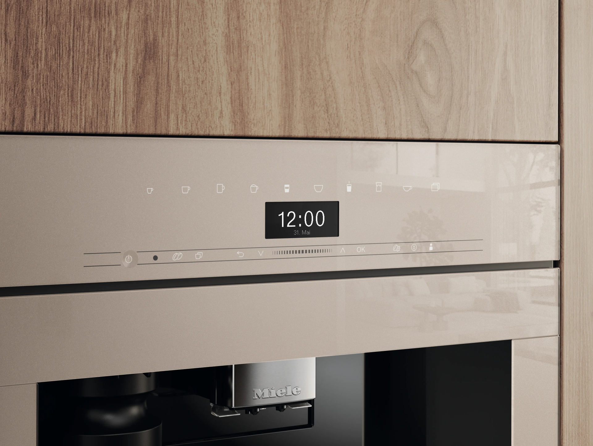 MIELE inbouw koffiemachine - 45cm - CVA7440PEBE