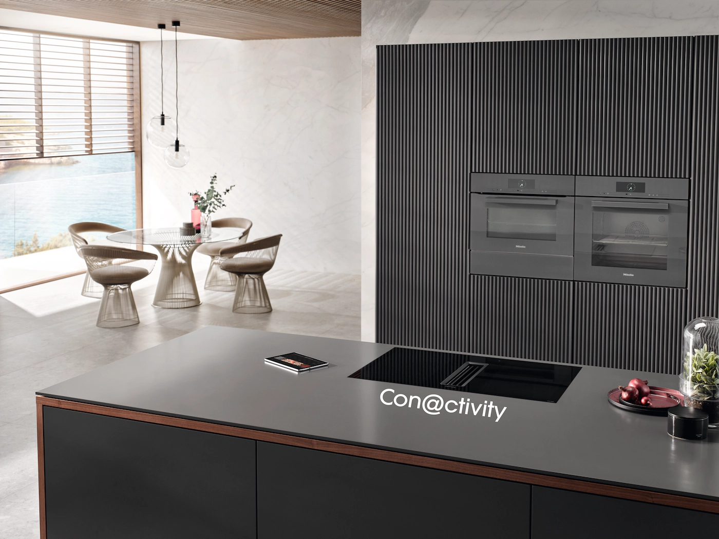 MIELE kookplaat met afzuiging - 80cm - KMDA7676-1FLBLACKPERFECTIONBLACK