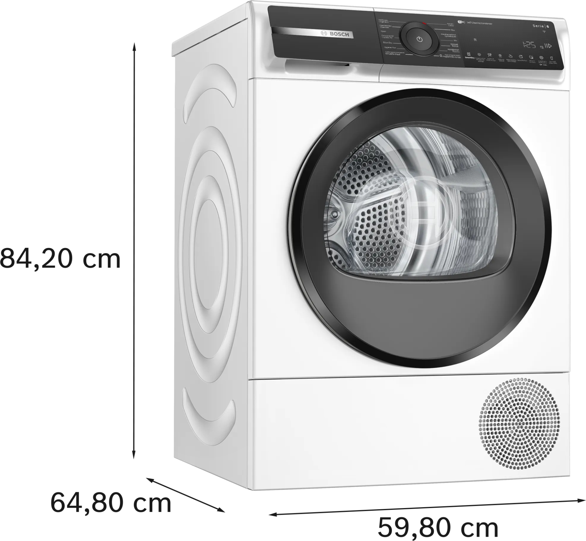 BOSCH Series 6 Droogkast 9 kg - WQH246DEFG