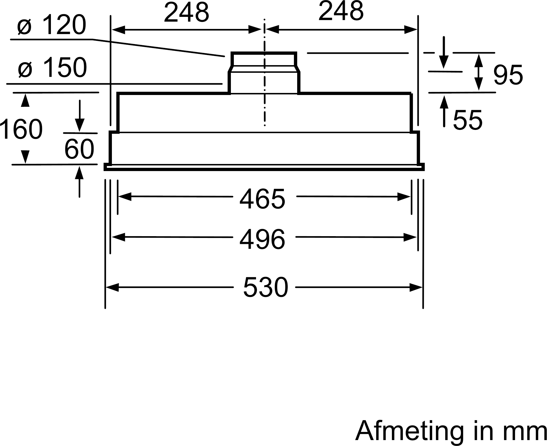 SIEMENS IQ300 inbouwgroep - 55cm - LB55565
