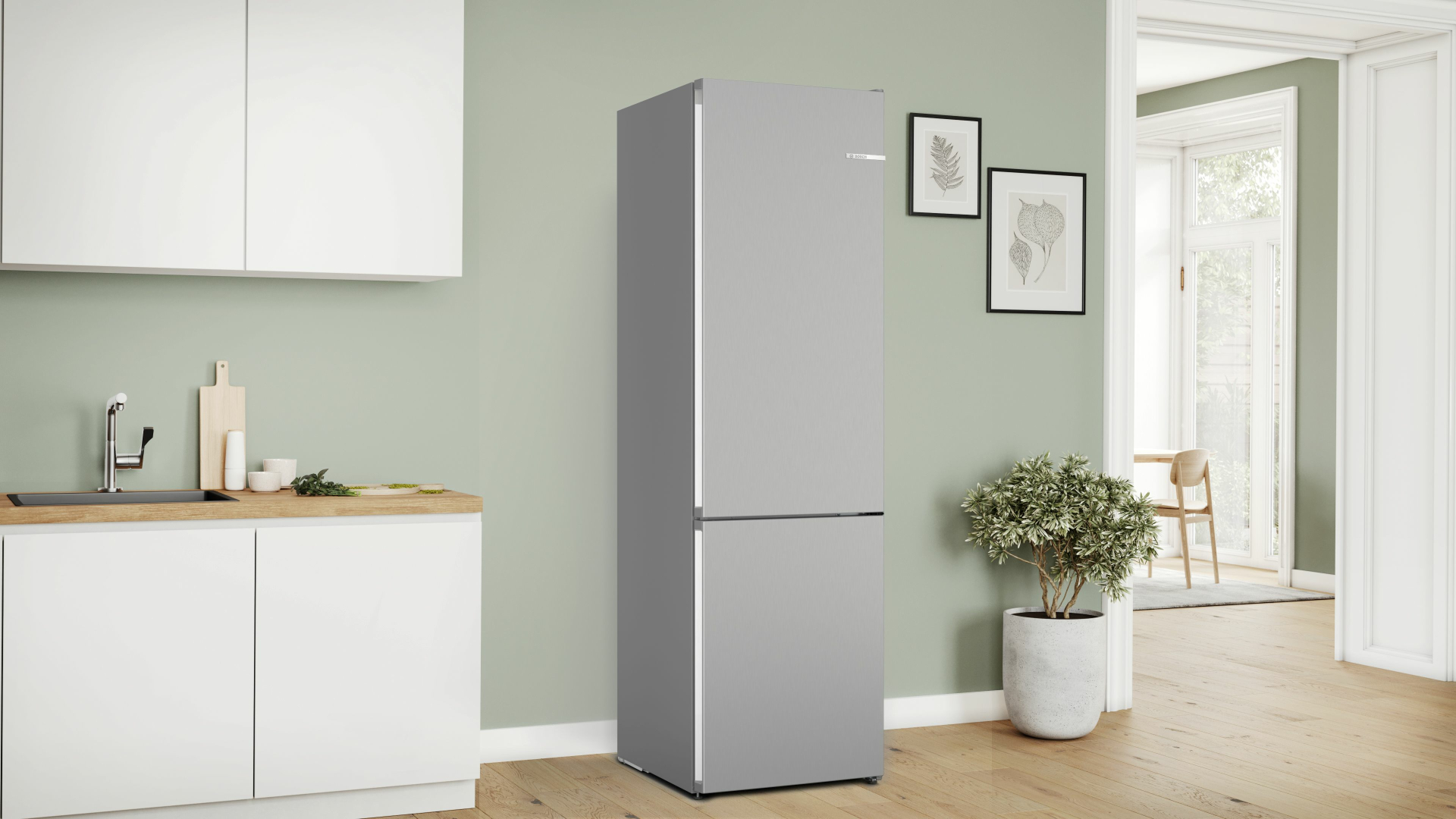 BOSCH SERIE 4 Vrijstaande koel-vriescombinatie - KGN392LBF