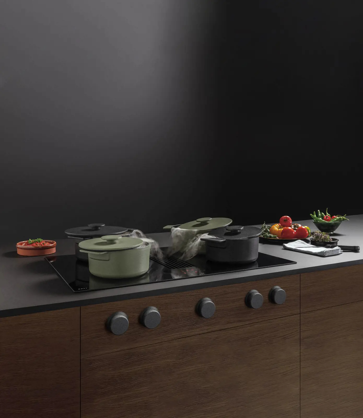 NOVY EASY kookplaat met afzuiging - 90cm - 1866