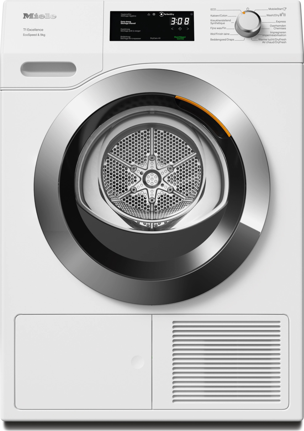 MIELE CHROME EDITION Droogkast 9 kg - TEH795WP