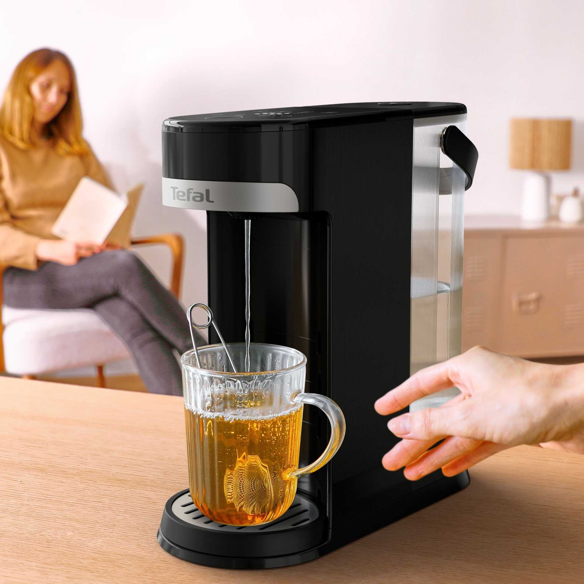 TEFAL Waterkoker zwart - BR3508E0