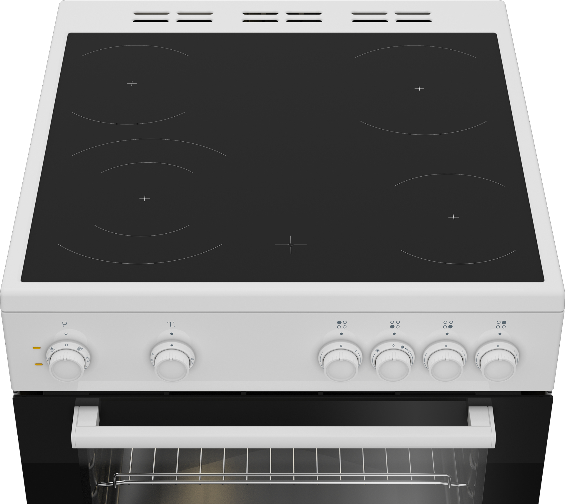 BEKO fornuis met keramische kookplaat - 60cm - FBM6701W
