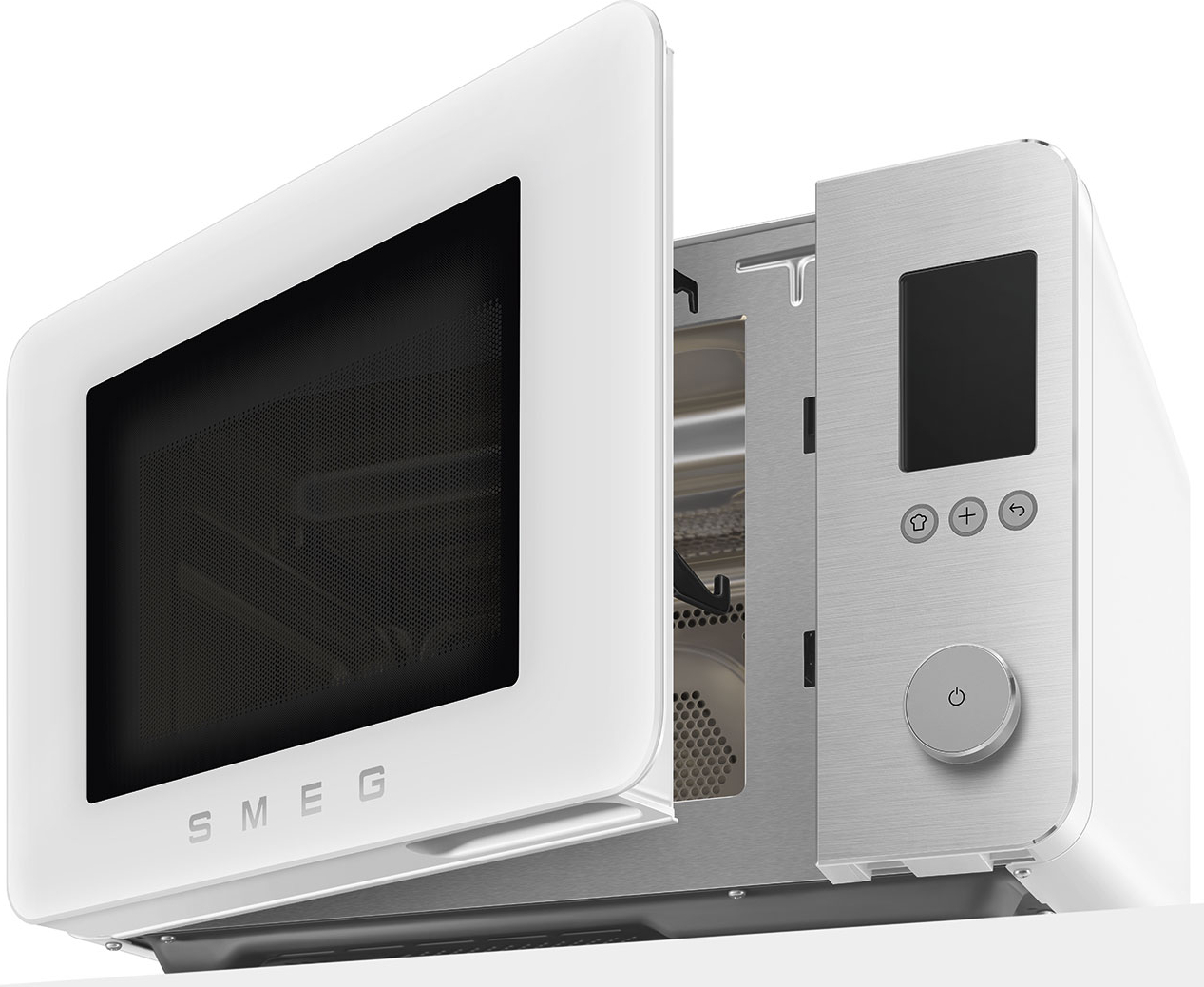 SMEG vrijstaande microgolfoven - combi - MOC02WHMEU