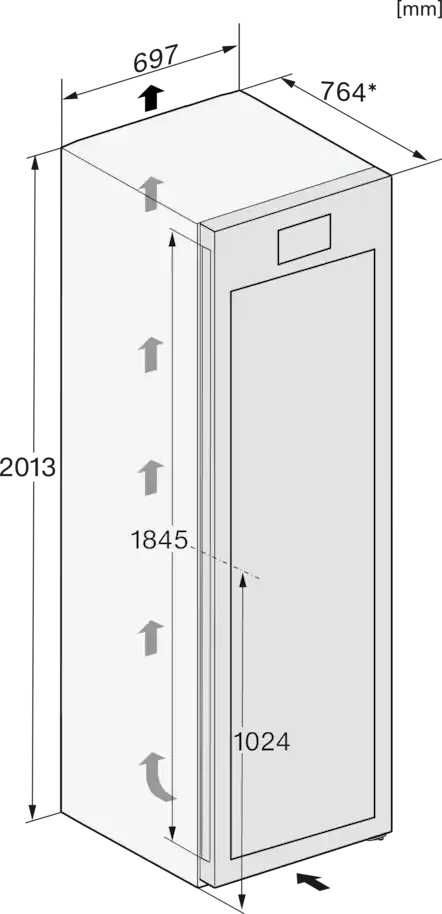 MIELE Vrijstaande wijnklimaatkast - KWT4999FOBSW