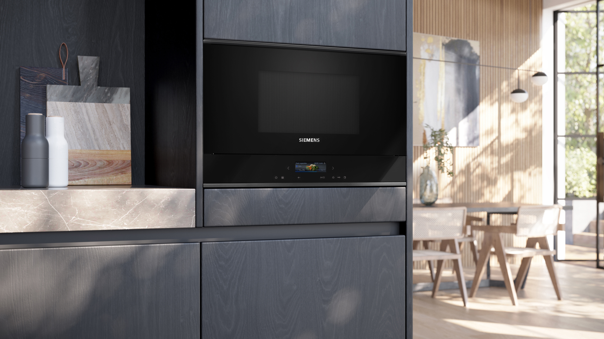 SIEMENS IQ700 microgolfoven - 38cm - BF722R1B1