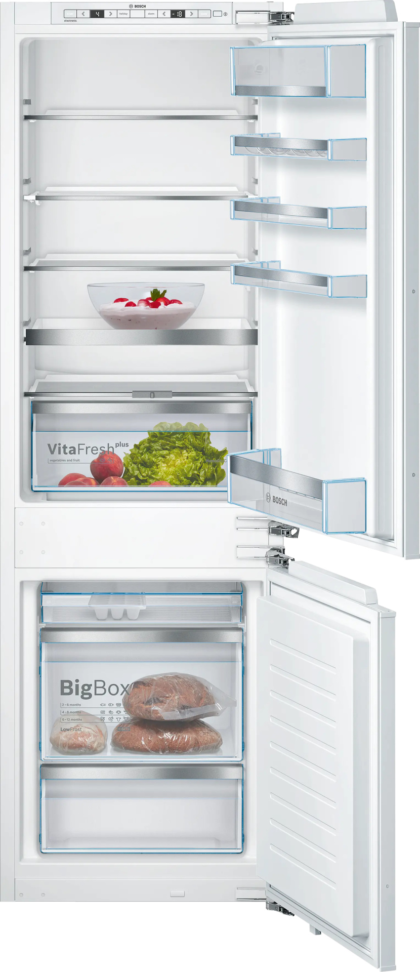 BOSCH SERIE 6 koel-/vriescombinatie - 178cm - KIS86AFE0