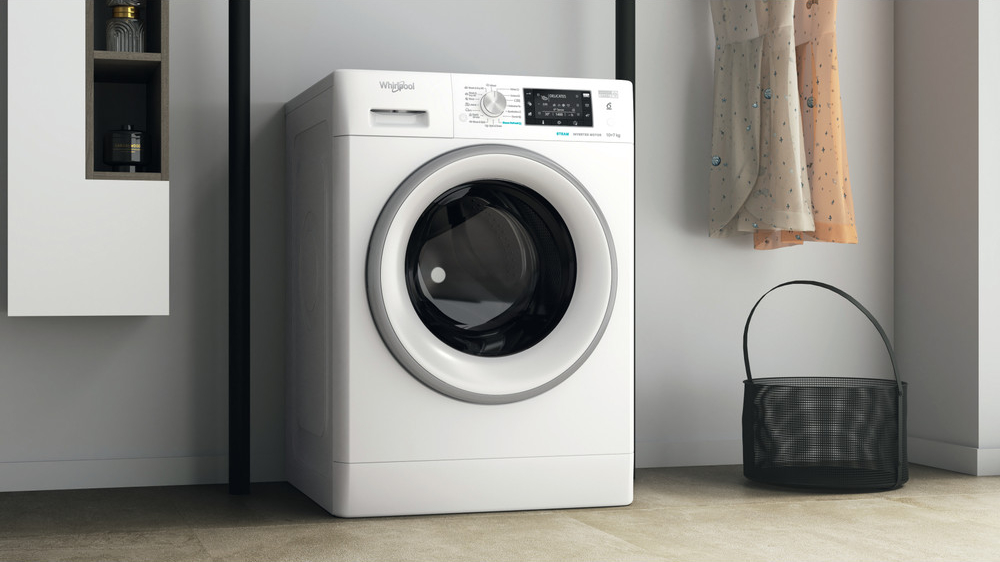 WHIRLPOOL Was-droogcombinatie 7 kg - FFWDD1076258SVEE