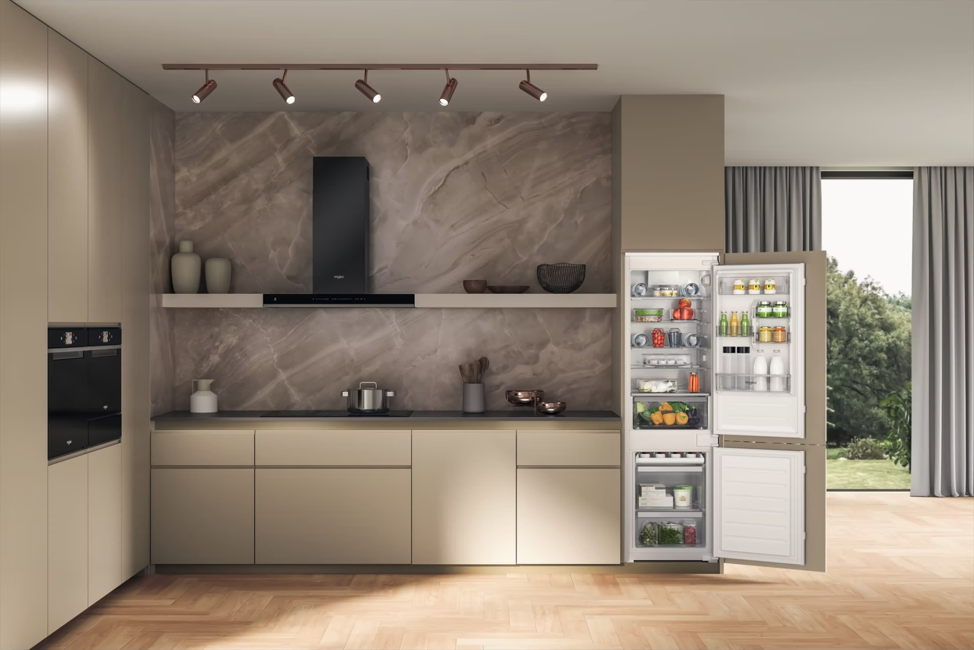 WHIRLPOOL koel-/vriescombinatie - 177cm - WHC18D011C1SF