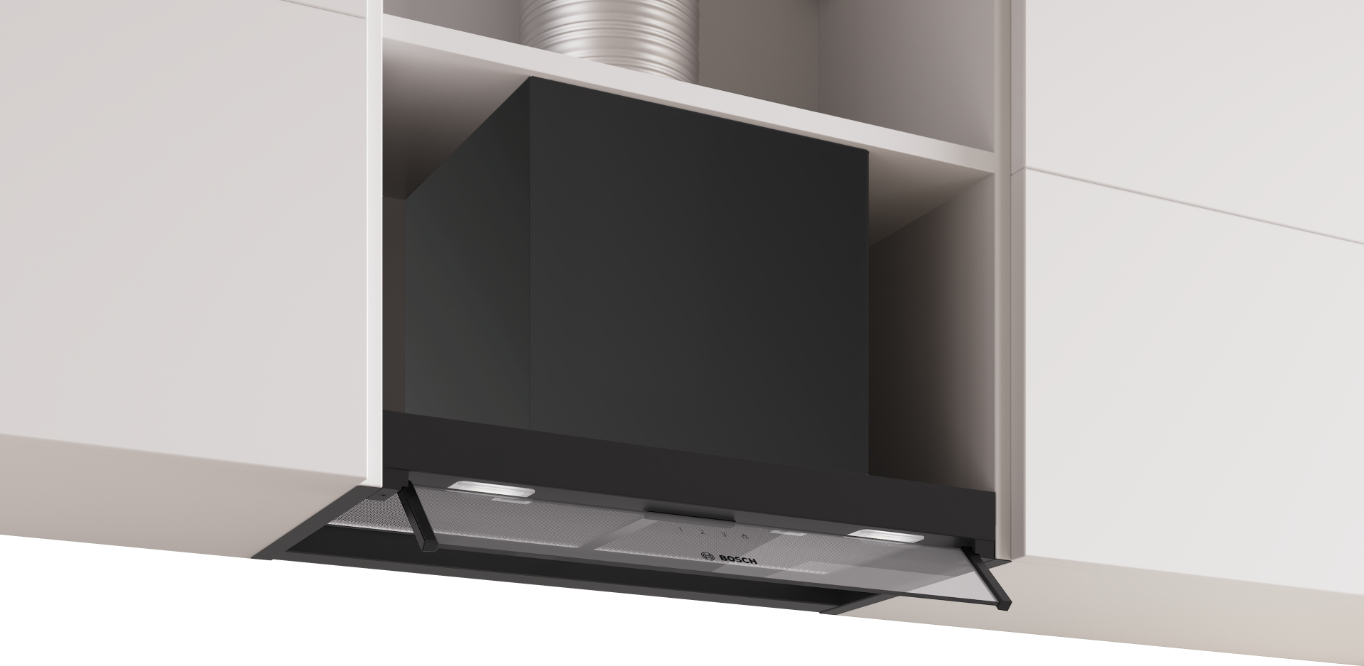 BOSCH SERIE 4 geïntegreerde dampkap - 60cm - DBB65CC60