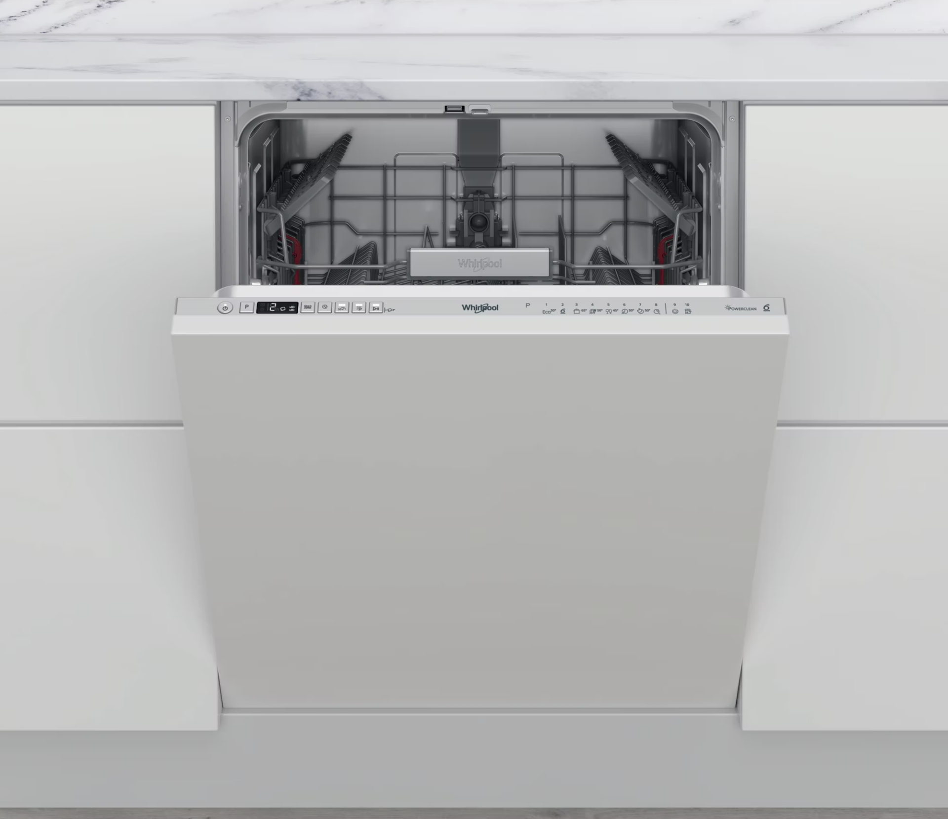 WHIRLPOOL vaatwasser volledig integreerbaar - WIO3T141PS
