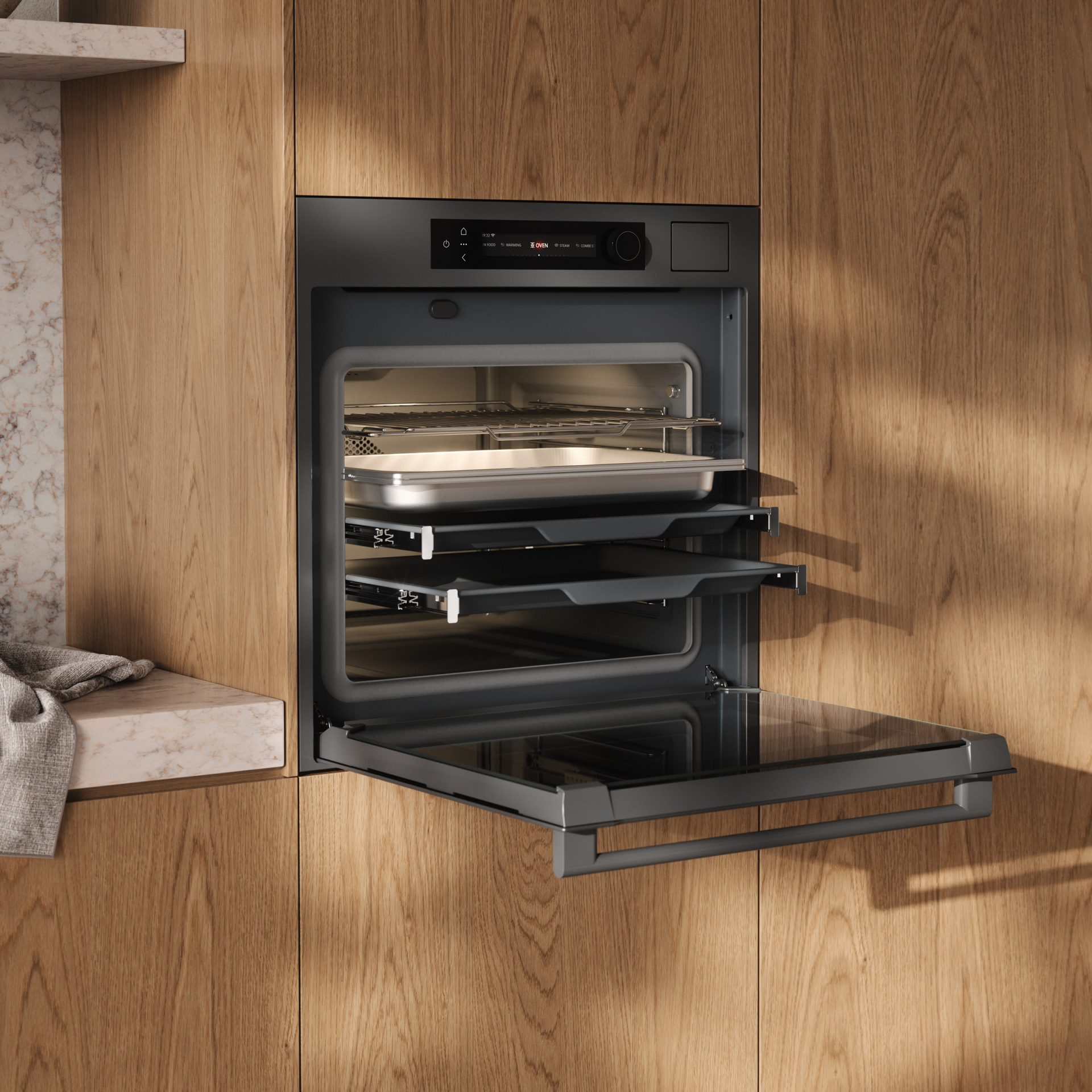 ATAG multifunctionele oven met stoom - 60cm - CS8695D