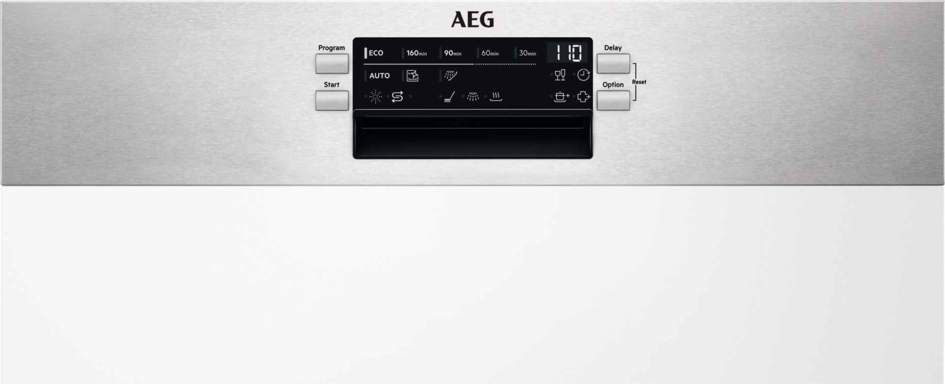 AEG 3000 vaatwasser met bedieningspaneel - FEB52620ZM